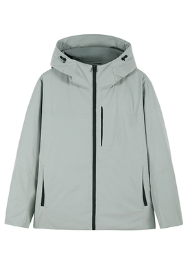 ANDREW MACKENZIE男士秋冬款休闲舒适连帽鹅绒羽绒服保暖外套上衣