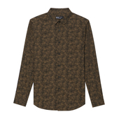 MACKENZIE意大利男装 提花花纹长袖 2023秋季 ANDREW 新款 时尚 衬衫 男