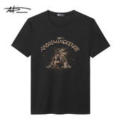 MACKENZIE意大利2023夏季 新款 胸口烫钻圆领男士 ANDREW 短袖 T恤