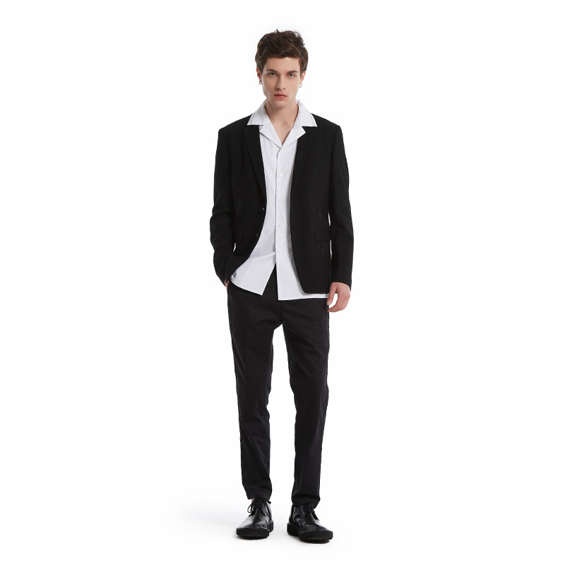 ANDREW MACKENZIE意大利男装平驳领修身版商务西服551072111103