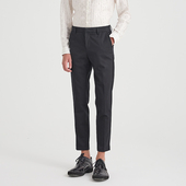 MACKENZIE男士 西服裤 秋冬款 ANDREW 商务休闲绵羊毛纯色长裤 西裤 装