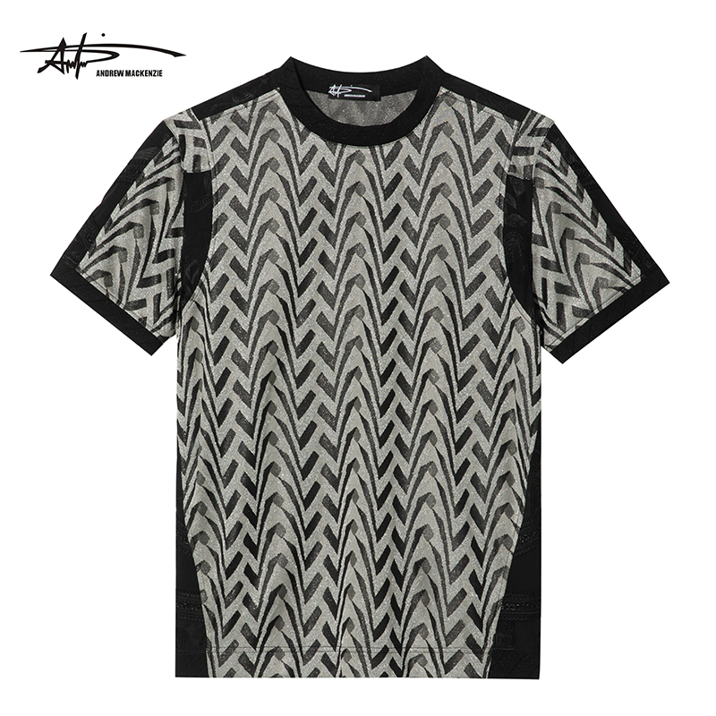 ANDREW MACKENZIE意大利男装 馀烬系列 夏季男士T恤551232222119
