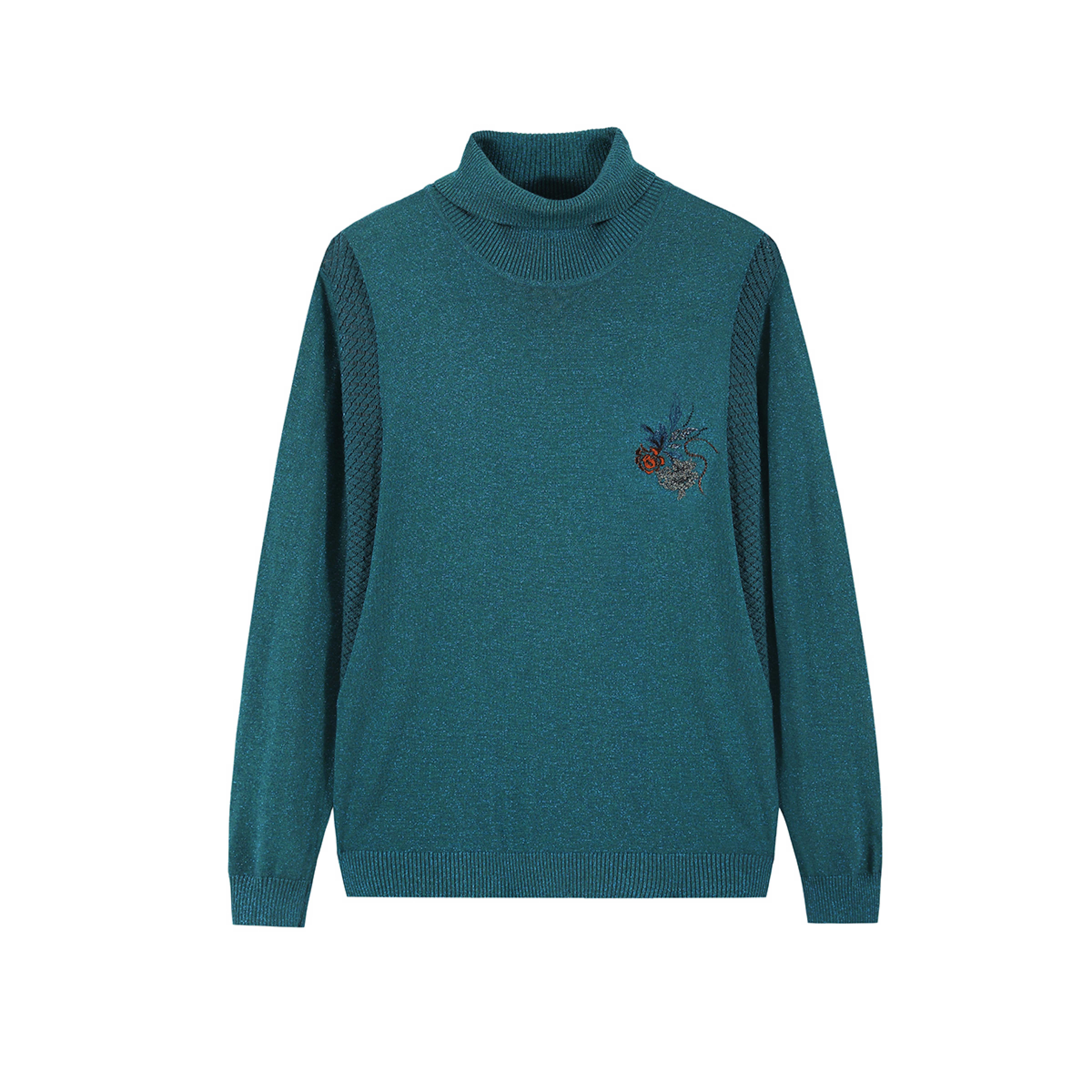 ANDREW MACKENZIE男士秋冬款休闲舒适绵羊毛高领套头毛衫内搭上衣