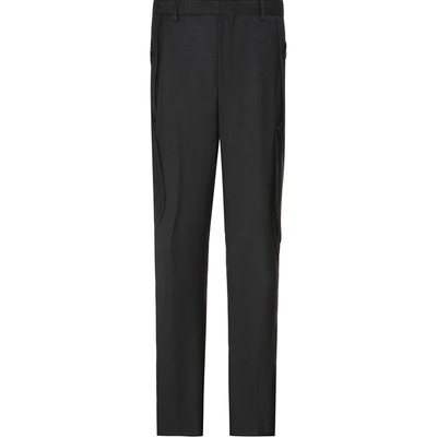 ANDREW MACKENZIE男士 春夏款商务休闲绵羊毛纯色西服长裤西裤