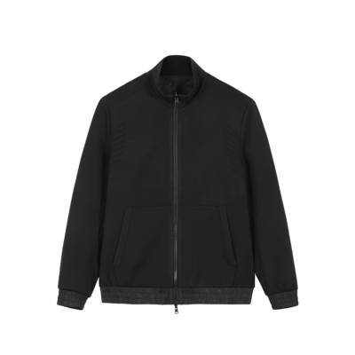 ANDREW MACKENZIE男士 秋冬款休闲舒适内里印花立领夹克外套上衣