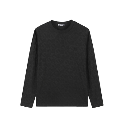 ANDREW MACKENZIE男士 秋季款休闲舒适薄款圆领长袖T恤上衣