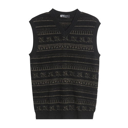 ANDREW MACKENZIE意大利男装秋冬无袖潮流毛衫内搭551052232401