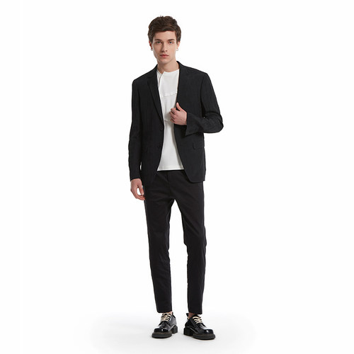 ANDREW MACKENZIE男士 春秋款商务休闲平驳领西服外套上衣