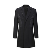 ANDREW 大衣外套上衣 商务休闲绵羊毛翻领长款 MACKENZIE男士 秋冬款