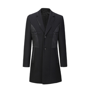 商务休闲绵羊毛翻领长款 秋冬款 大衣外套上衣 MACKENZIE男士 ANDREW