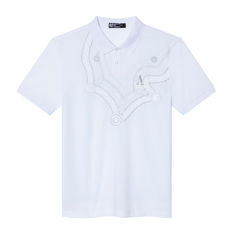 AMK夏季纯棉短袖polo衫商务