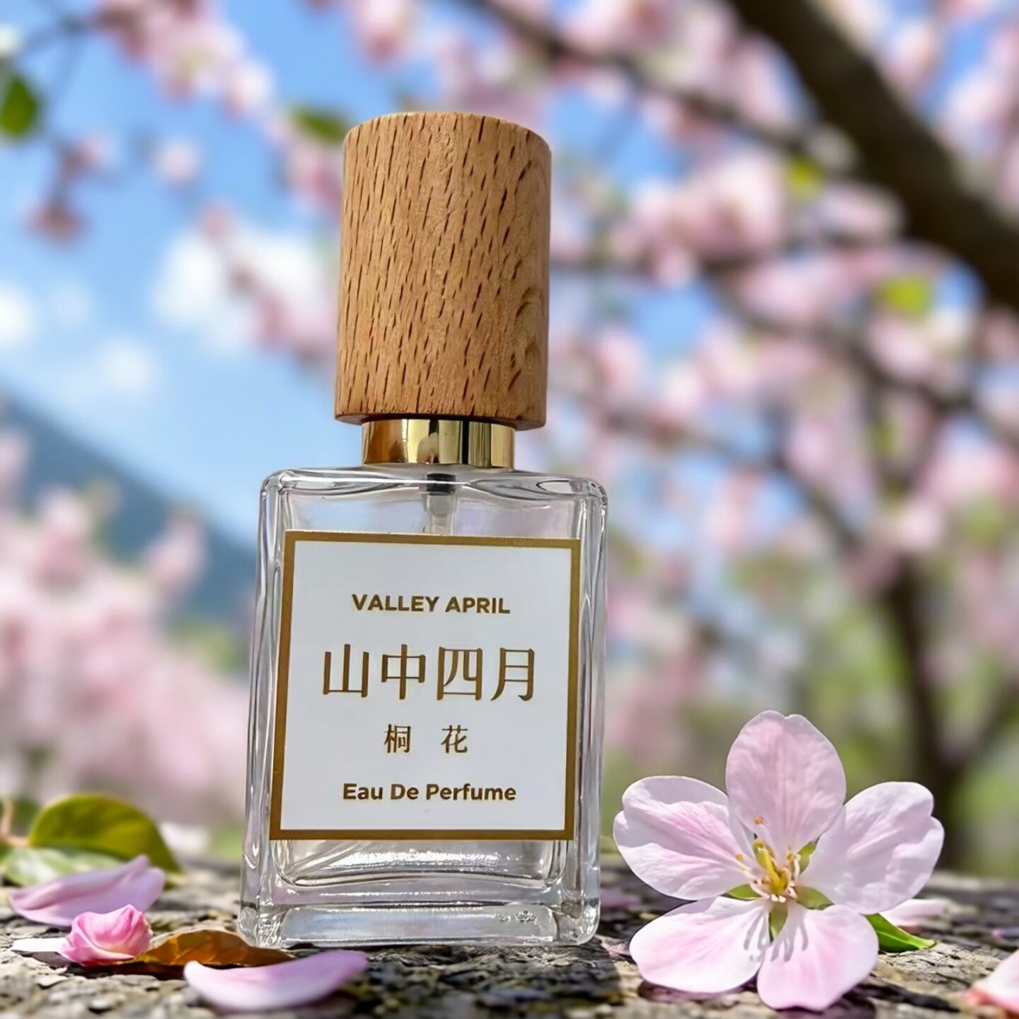 山中四月泡桐花香水柚子花2代香樟树花海桐花槐花香试香小样
