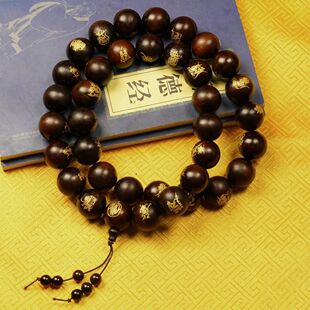 【三清道长】天然雷击玉化枣木三十六手串元帅手持36手串木珠