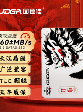 固德佳GSL SSD固态硬盘长江存储 256G 512G 1TB SATA3 TLC颗粒