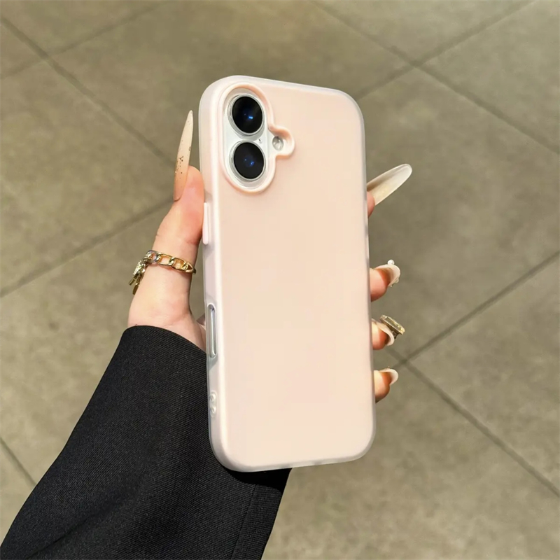 不撞壳果冻二合一适用苹果16promax手机壳iPhone14华为mate70荣耀400简约oppoReno13小米15软vivox200红米k80