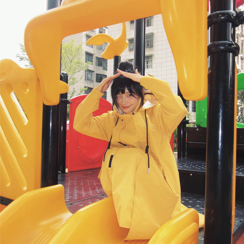 【太适合踩水咯】雨衣
