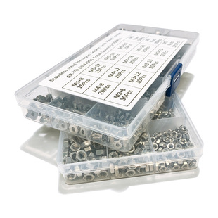500pcs 304不锈钢跨境沉头内六角螺丝螺母组合套装螺丝M3m4M5