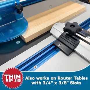 薄板切割定位器 台锯切割测量尺Thin Rip Tablesaw Jig