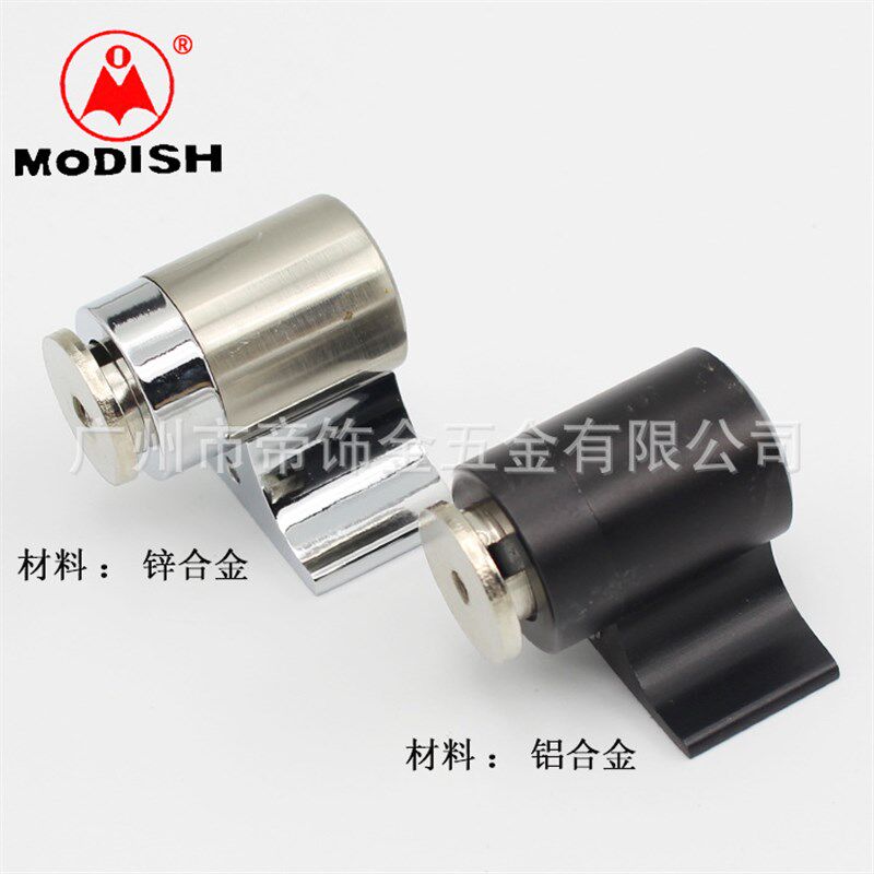 卧式地吸 黑色太空铝地吸房门吸卫生间强磁防撞门档门碰门阻