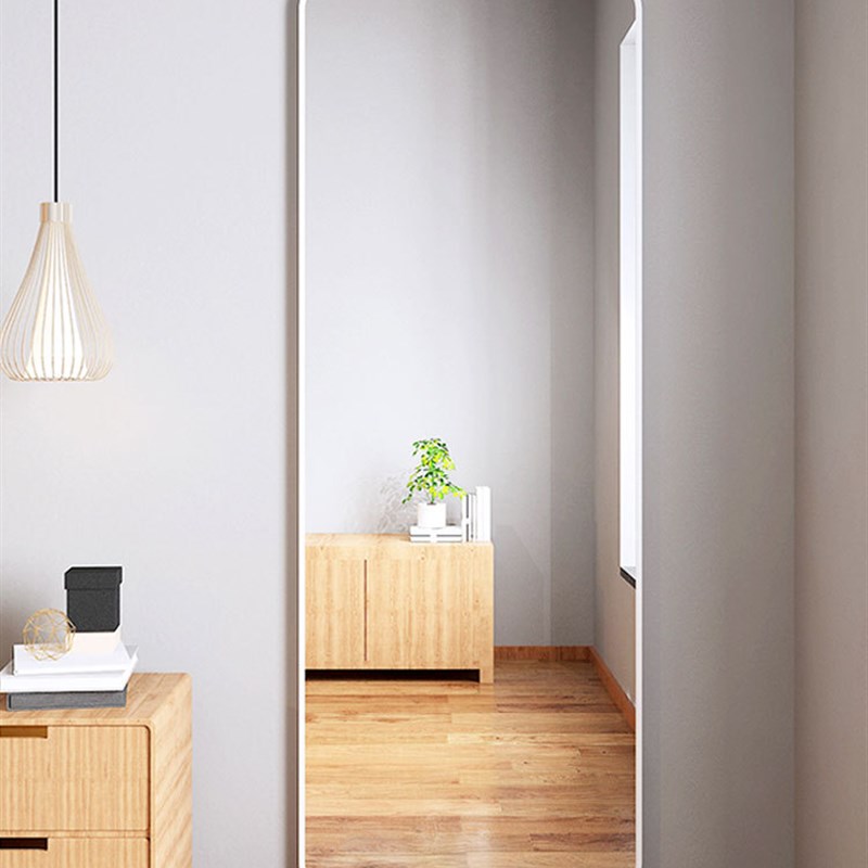 镜子全身穿衣镜女生卧室化妆家用小型ins风落地镜立体壁挂试衣镜