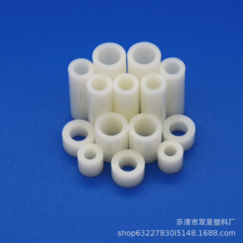 白色M3 M4 M5 M6绝缘柱塑料垫片直通柱套管ABS垫高孔支柱间隔离柱