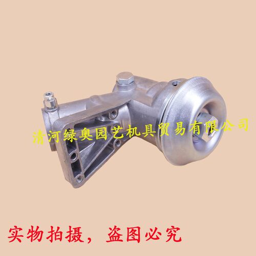 适用欧玛OM43/36割灌机工作头打草机割草机齿轮箱总成10齿工作头