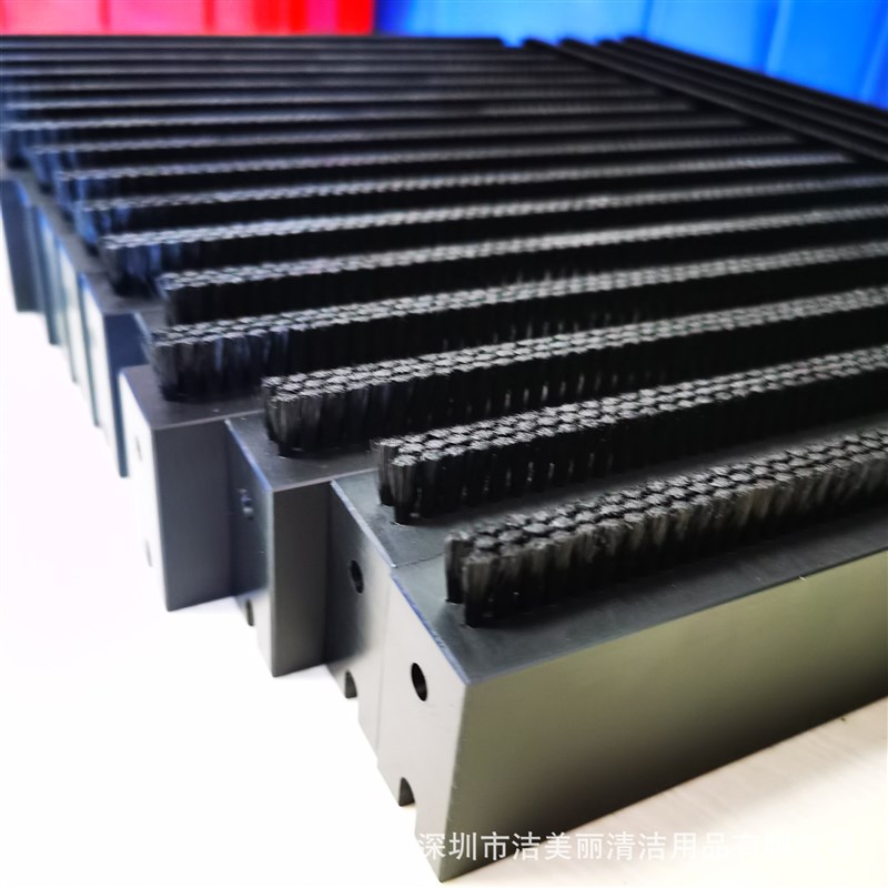 PVC板刷 植毛加工 机械配件毛刷条 密封挡尘毛刷条 深圳毛刷加工