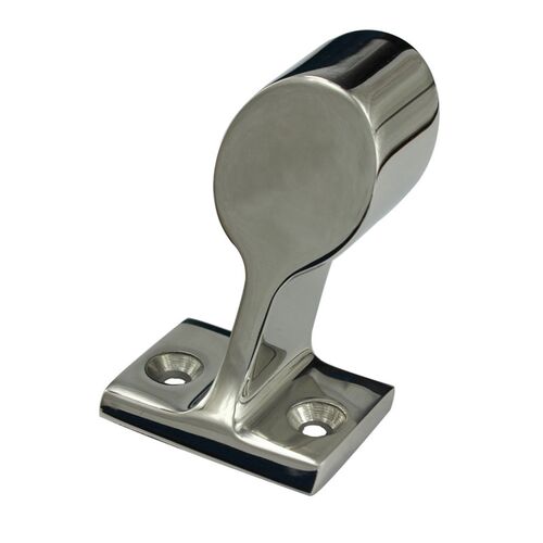 镜面抛光不锈钢316船尾支架   栏杆扶手底座  游艇五金