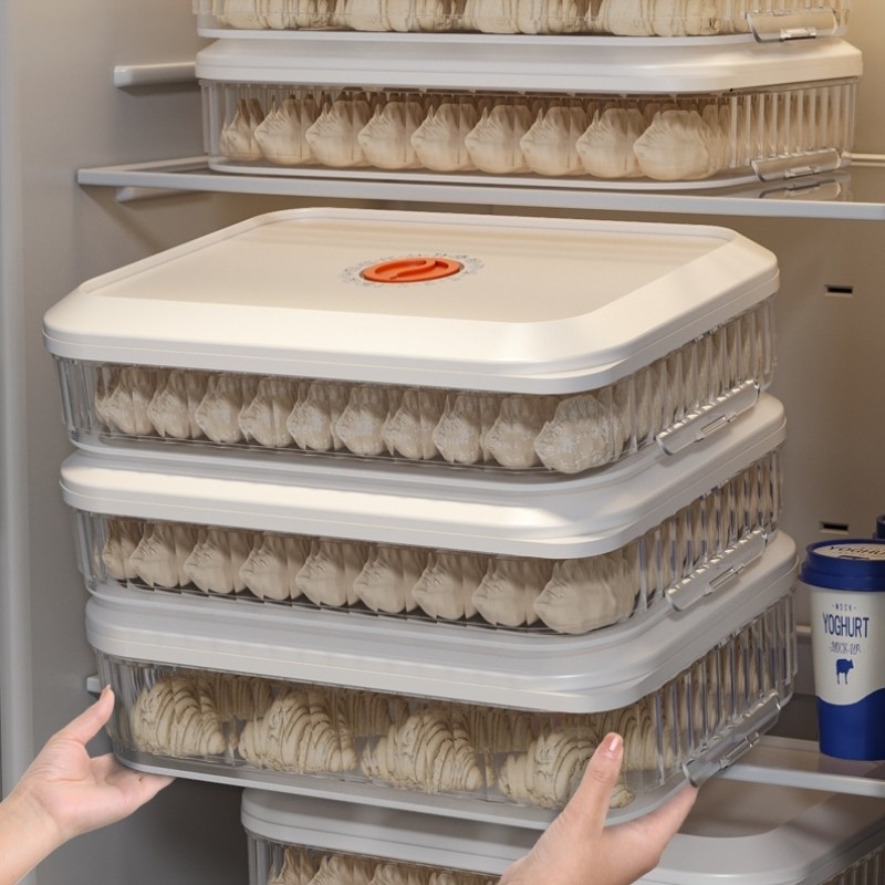 馄饨饺子收纳盒密封盖专用分格食物空间肉类冰箱鸡蛋盒保鲜储物盒,餐饮具,保鲜盒,淘宝优惠券,粉丝福利购,淘宝优惠卷