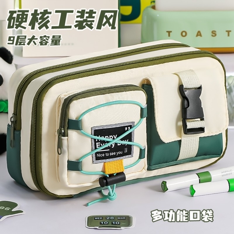 初中生笔袋女生搞怪可爱新款男旅行手提简约风超大高中生年级文具,文具电教/文化用品/商务用品,笔袋,淘宝优惠券,粉丝福利购,淘宝优惠卷