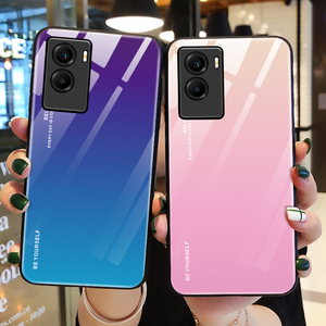 适用vivoy55s手机壳彩虹玻璃Y55S保护硅胶套5G全包V2164A防摔5G硬vivo创意vovoy步步高vivi软壳s5g男网红女款