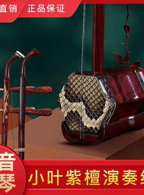 苏州小叶紫檀铜轴二胡乐器厂家直销专业演奏考级成人儿童通用款