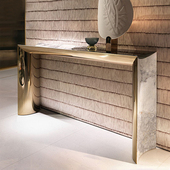 意大利轻奢大理石玄关台现代简约客厅装 靠墙玄关桌 饰条案设计师款