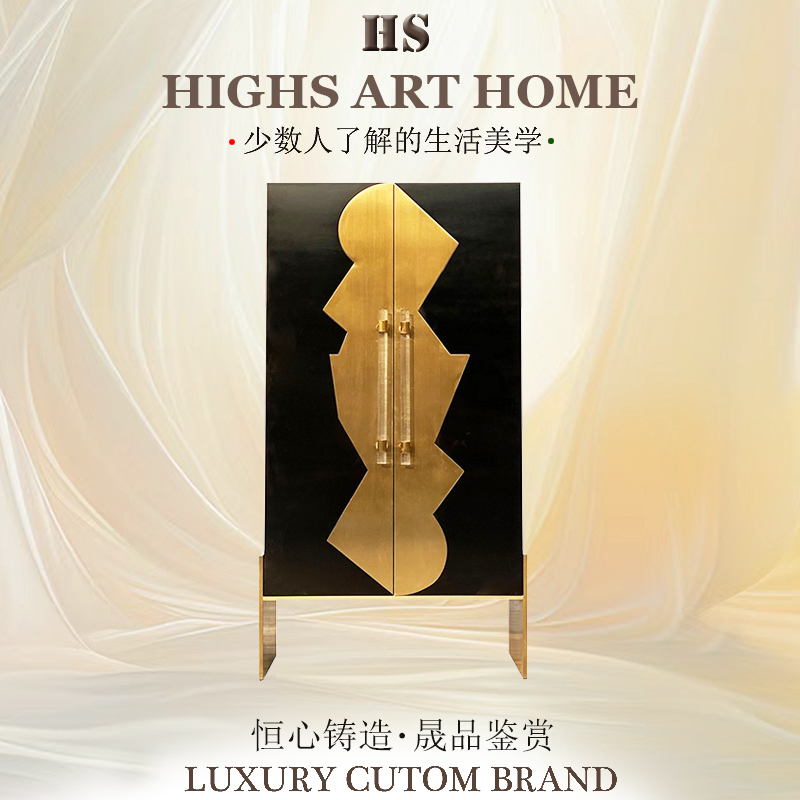 恒晟创科酒柜不锈钢实木高端奢华