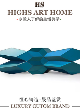时尚创意设计师蝴蝶玄关柜别墅大平层家用轻奢高端异形实木装饰柜
