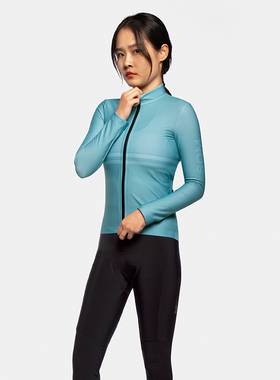 SOOMOM速盟 女士基础款抓绒长袖 冬季骑行服防寒保暖抓绒自行车服