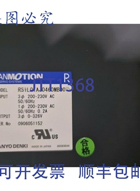 原装供应山洋电机 AC SEVO 系统 RS1L01AJ0460MB00