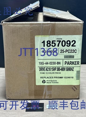 原装供应- Parker AC10 变频器 10G-44-0230-BN 15马力 380-480V
