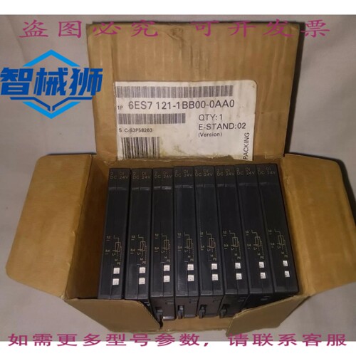 原装供应 6ES7121-1BB00-0AA0 SIMATIC ET200L SC 数字输入模块 8