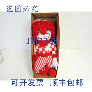 原装供应1999年Nugget's Window Inc.的小丑Nugget手语玩偶，型号