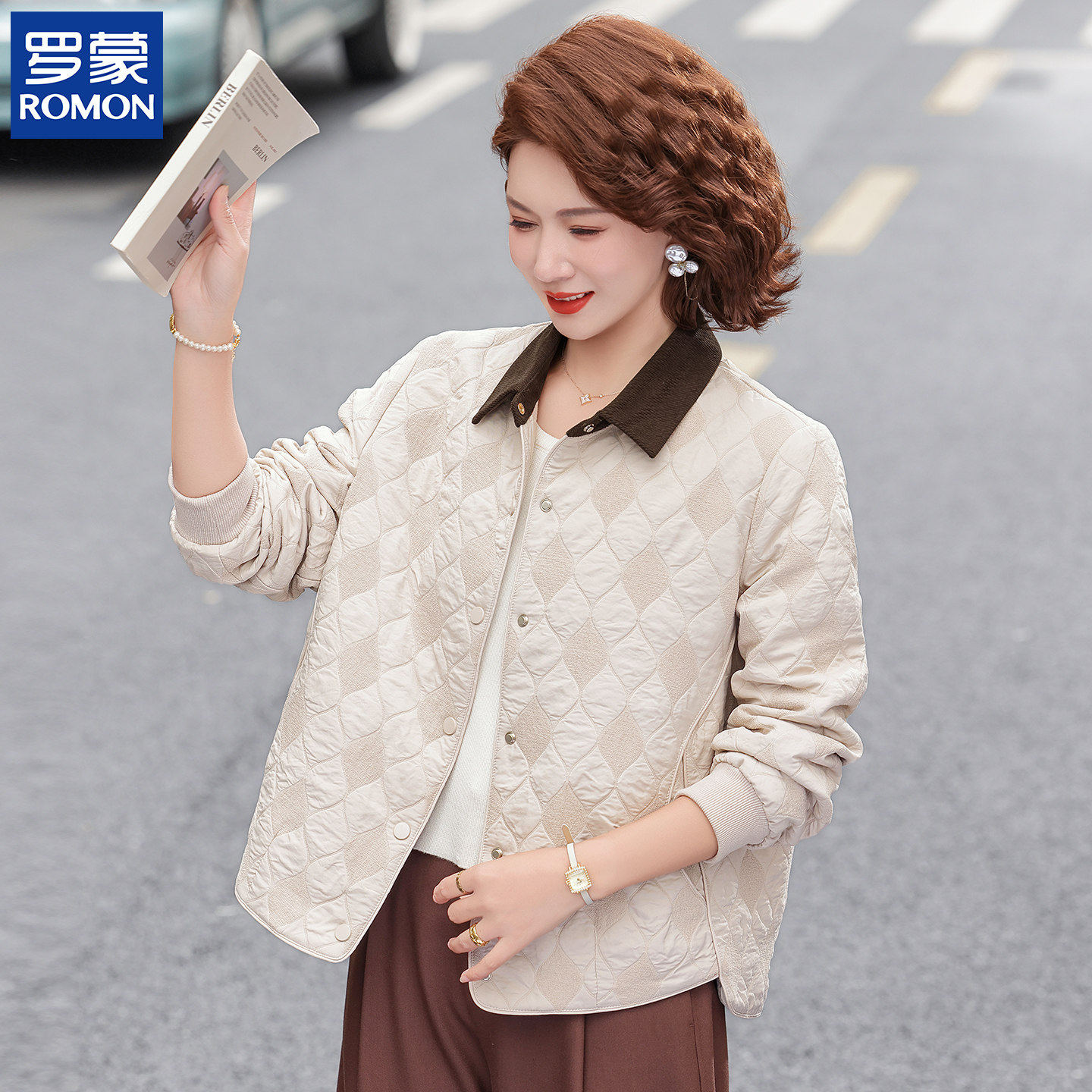 罗蒙贵夫人妈妈秋装2026新款外套图片