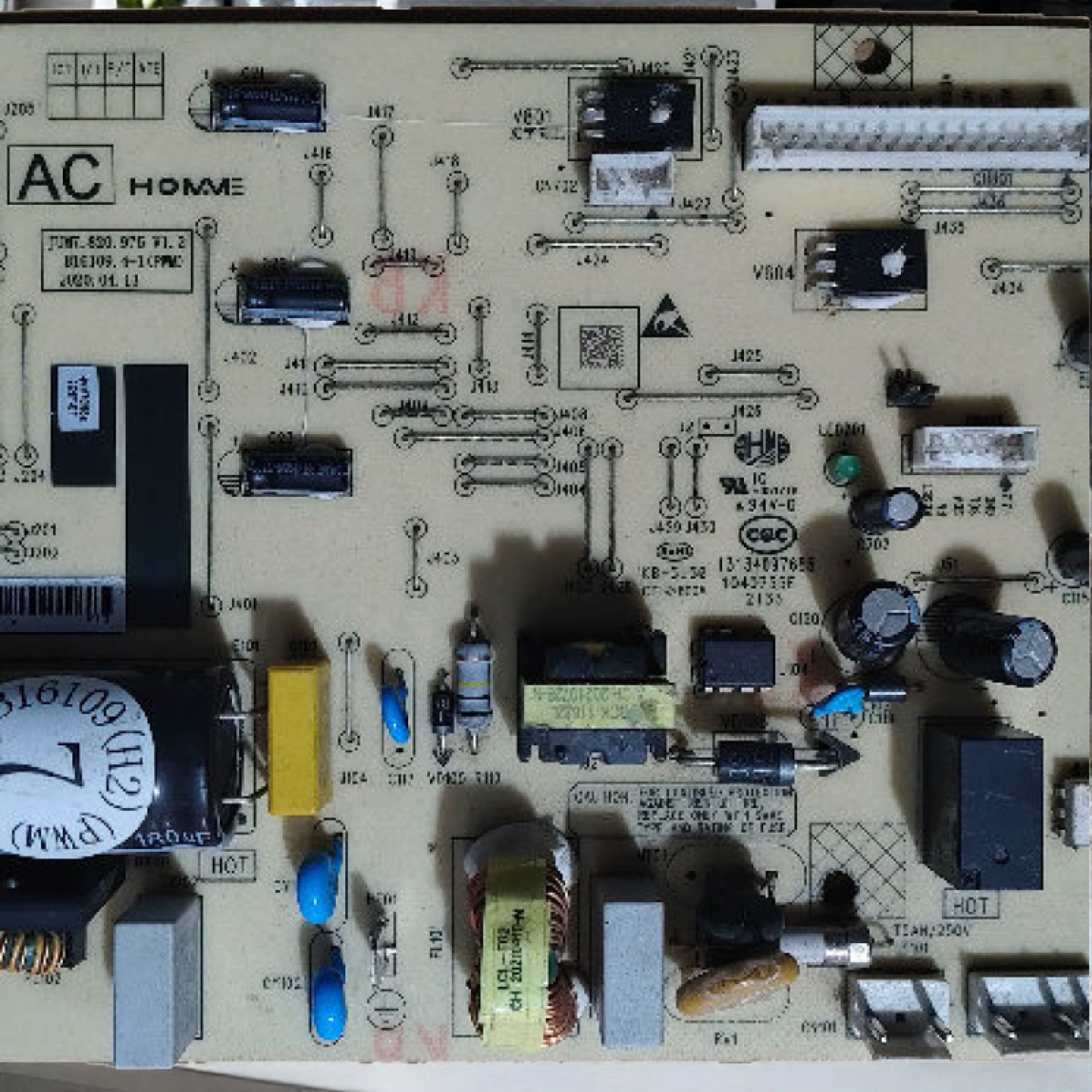 JUM7.820.975 V1.2美菱冰箱主板B16109(H2)(PWM)全新原装正品包邮 - 实物图