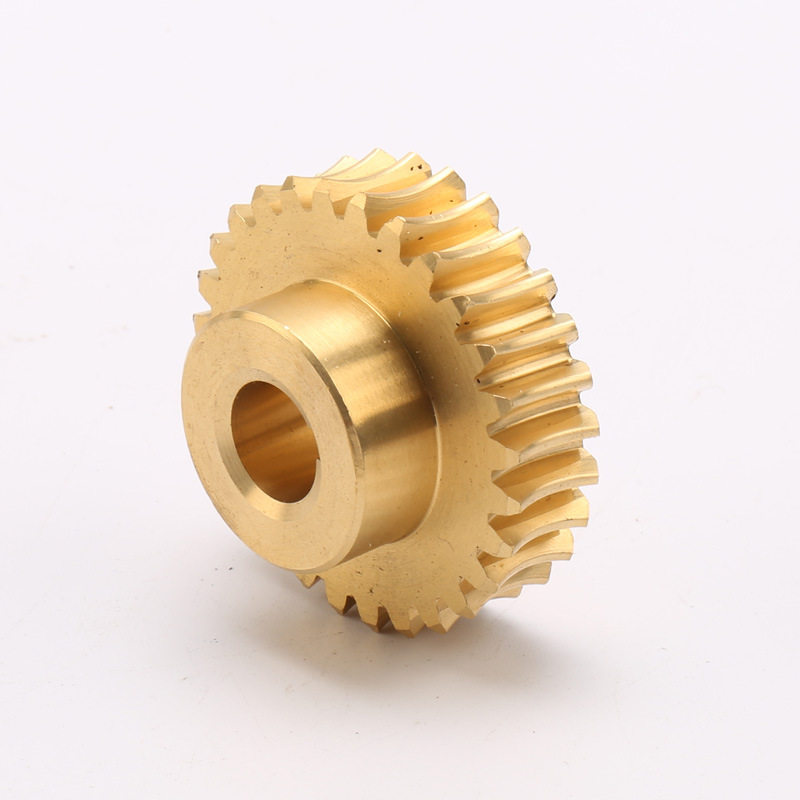 铜蜗轮内键槽 花键齿轮传送齿轮 精密五金齿轮大小模数伞齿轮