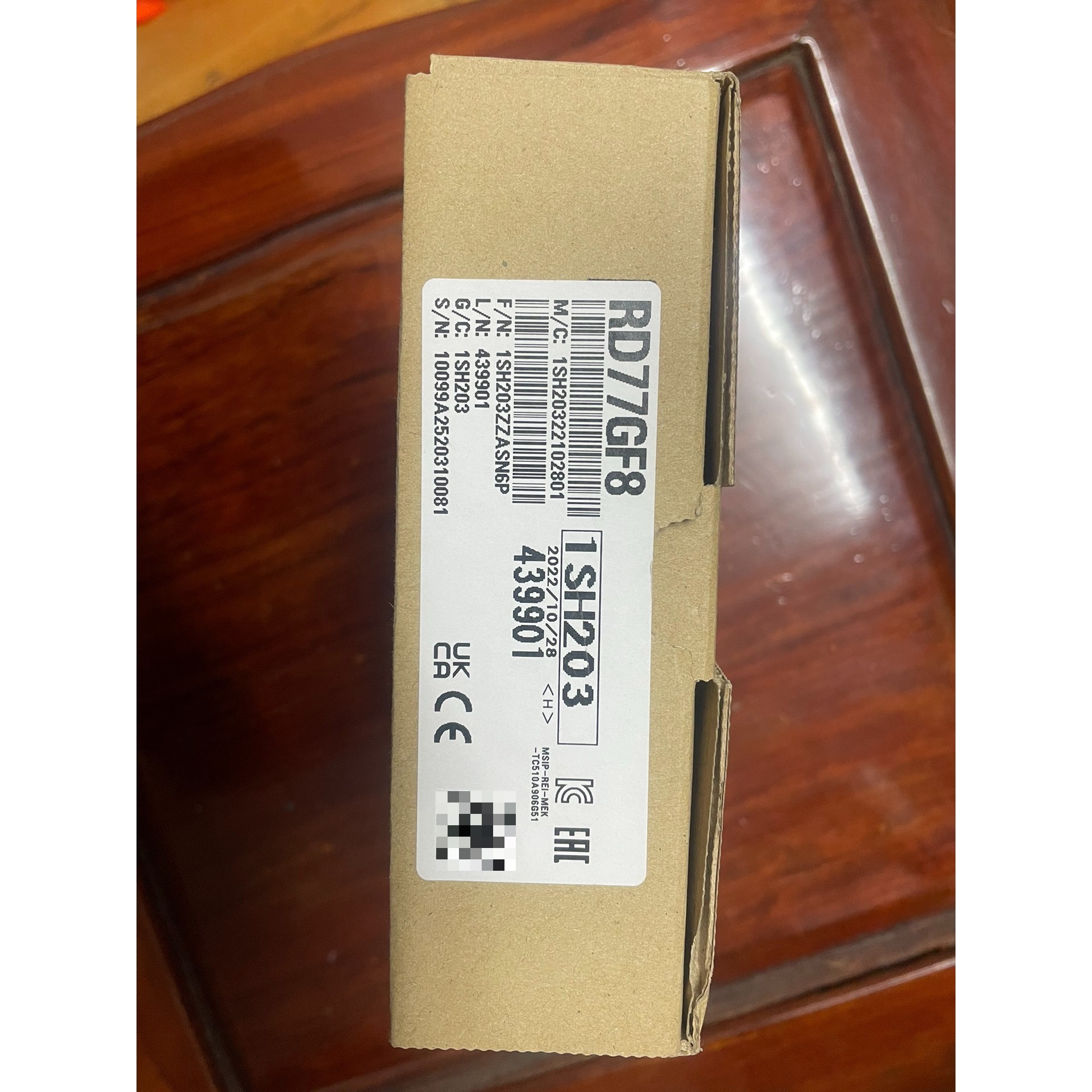 全新三菱模块RD77GF8一台,实物如下图所示,项目结束,没