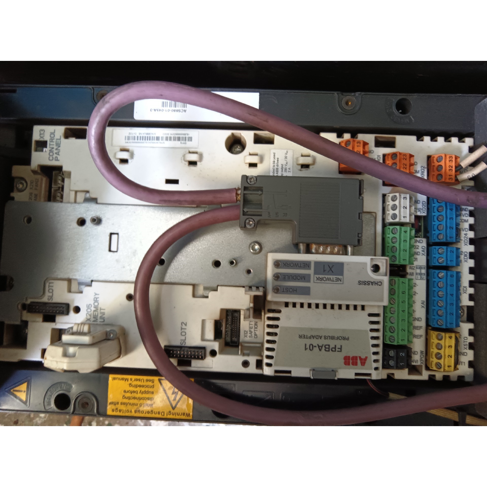 ABB拆机ABB880主板,ZCU-12,成色如图,还不错,