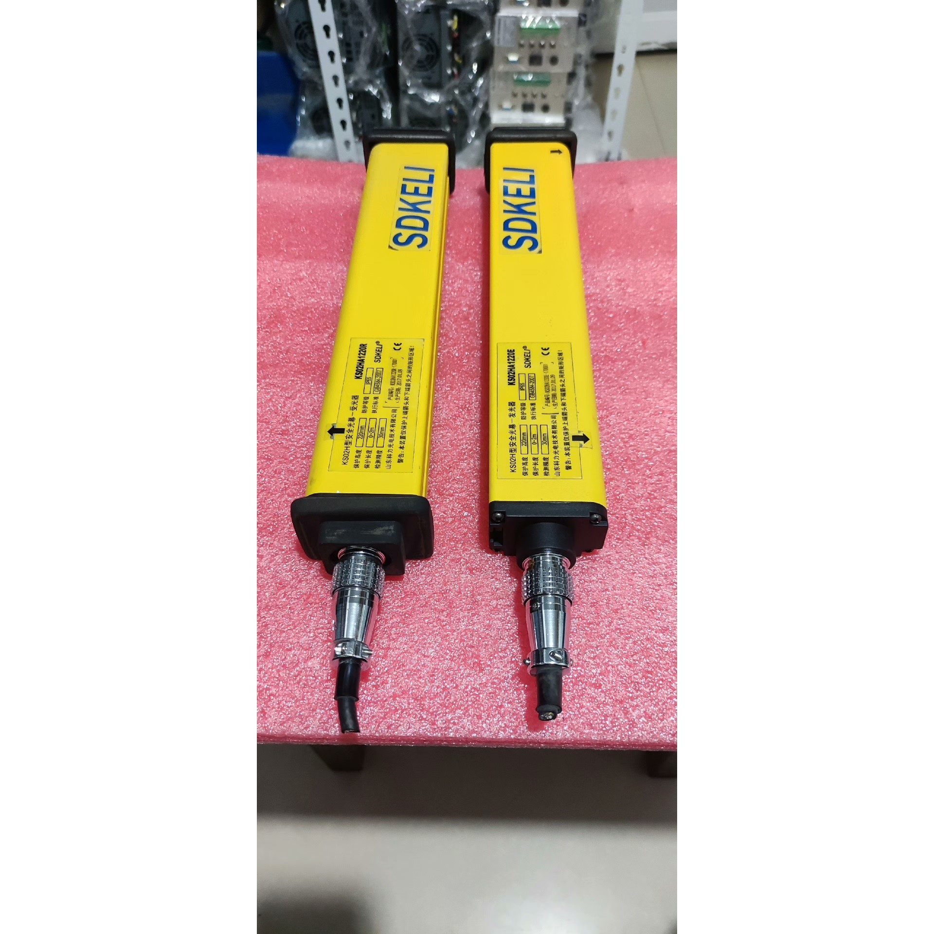 拆机 SDKELI  科力  KS02H  型安全光幕 受光