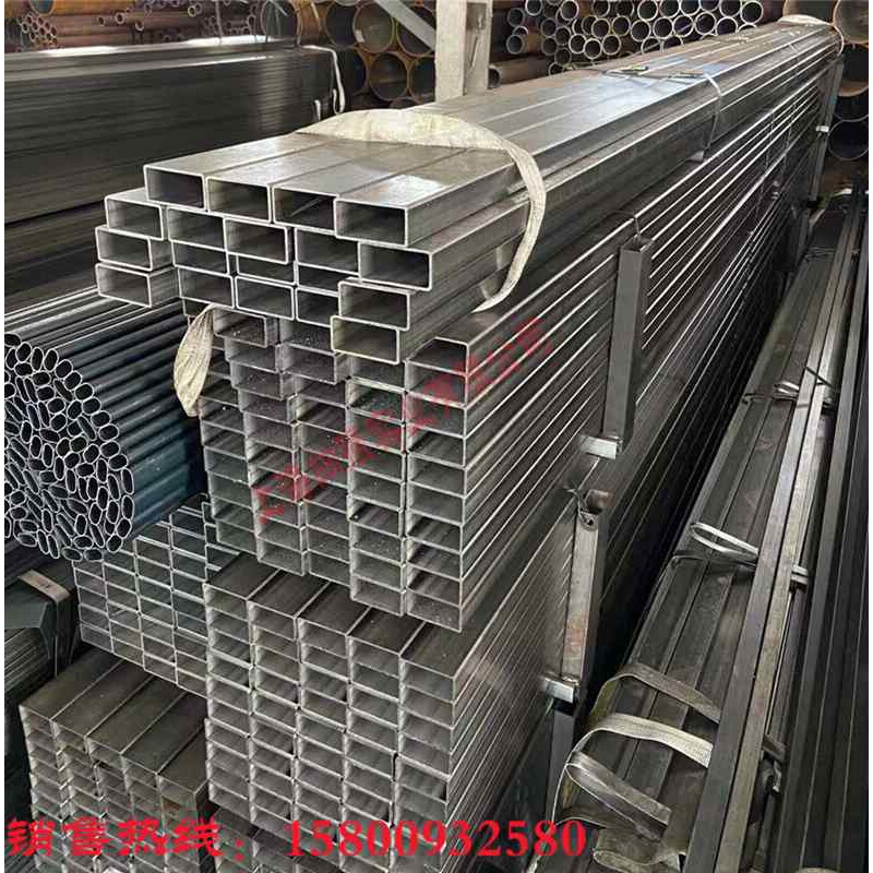 方管冷拉方管黑方管油拉管镀锌方管钢材矩形管家具管 Q195 Q235