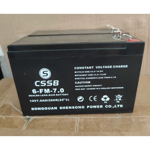 CSSB沈松蓄电池6-FM-7 12V7AH9AH12AH电梯松闸消防主机照明应急