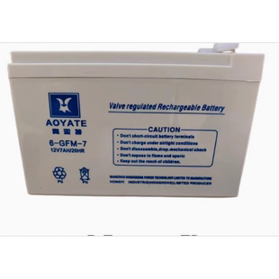 12V7AH AOYATE奥亚特蓄电池 7.0 GFM 20HR消防UPS电梯应急电源