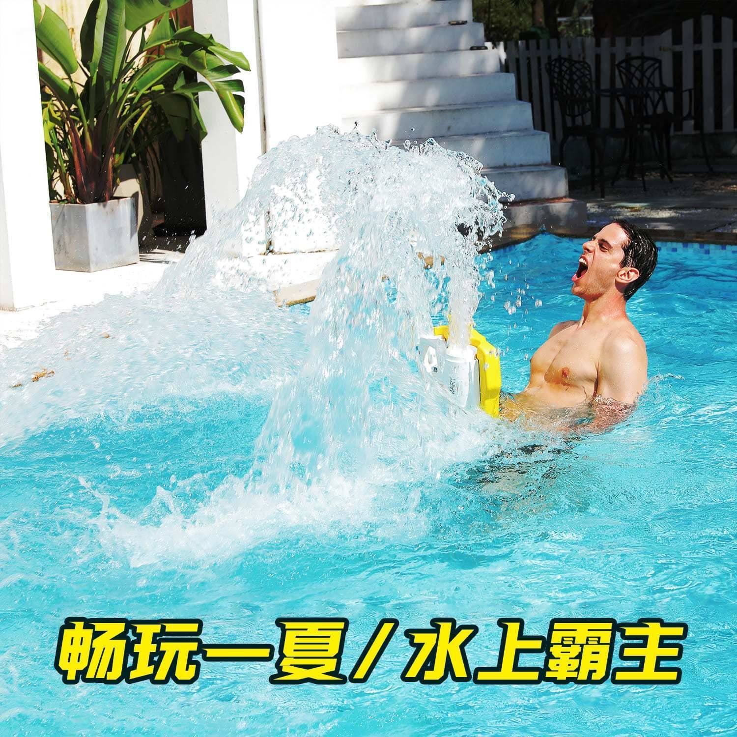 水上动力电动浮板儿童游泳大人冲浪小孩戏水泳池助力成人推进器